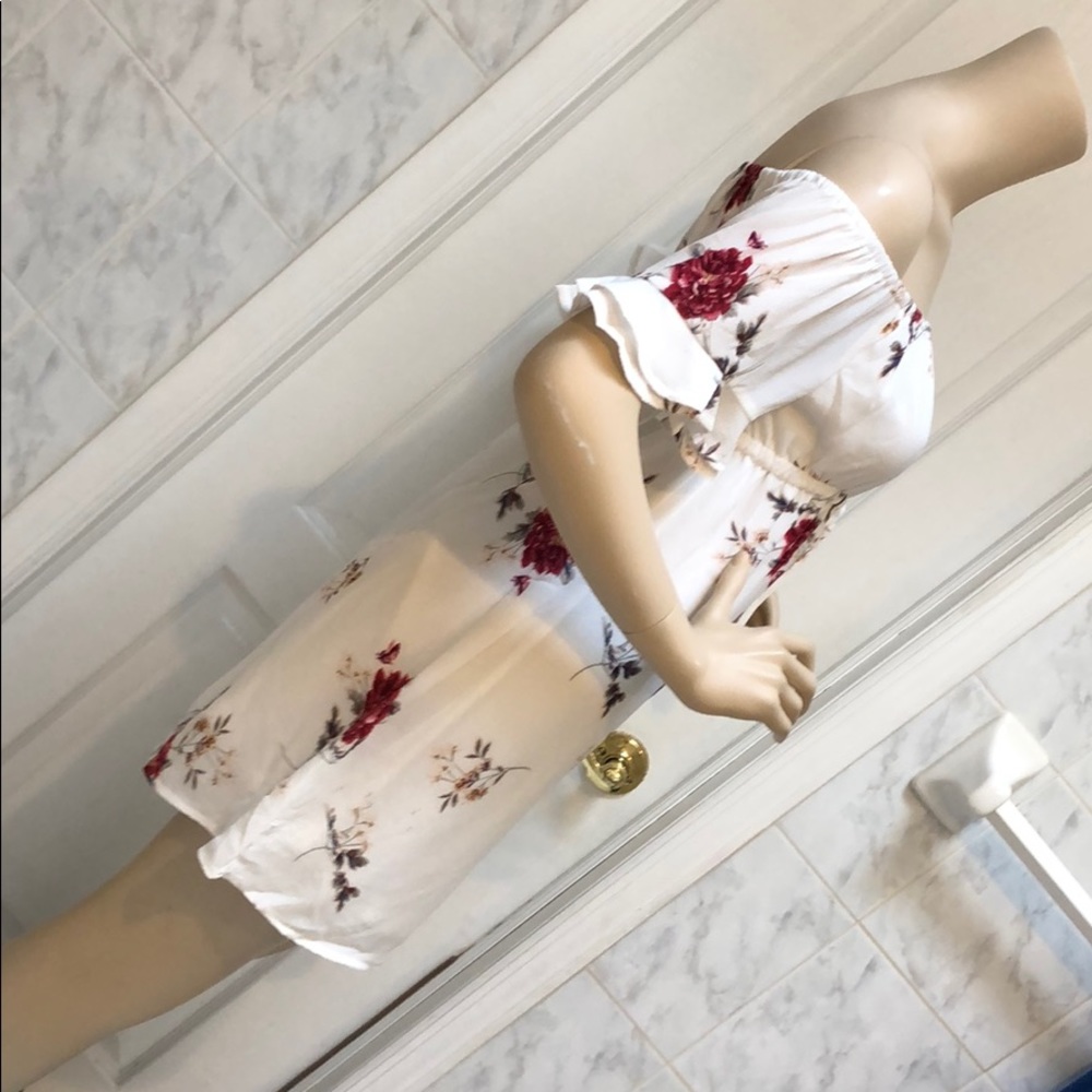 GIRLY & FLIRTY OFF SHOULDER FLORAL PRINT DRESS - Picture 6 of 8